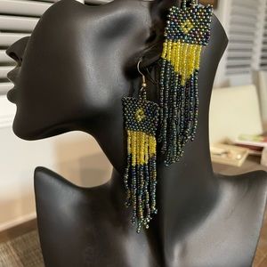 Handmade beaded earrings